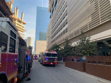 Person detained following hi-rise fire in downtown Austin